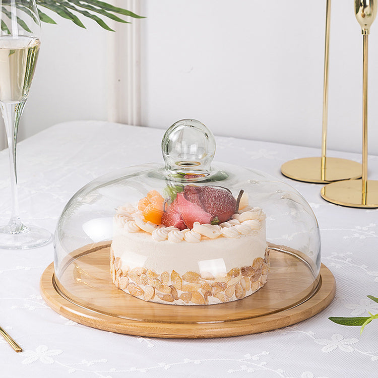 Glass Dome Cake Stand-20cm