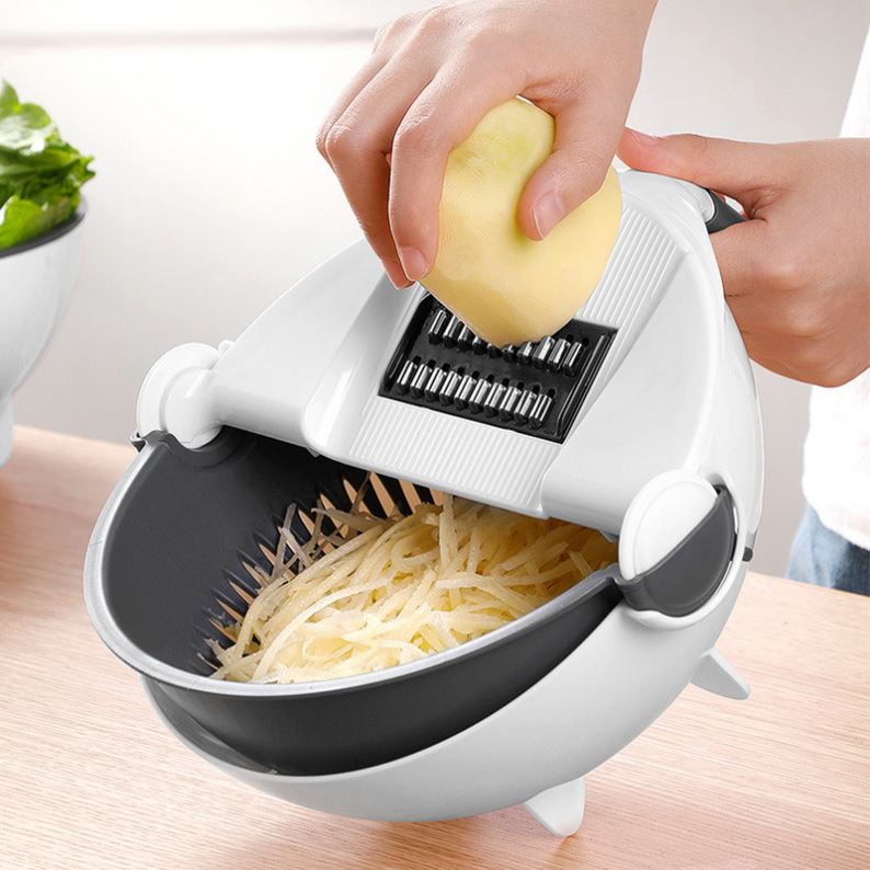 Multifunction Manual Vegetable & Fruit Grater Cutting Tool & Strainer