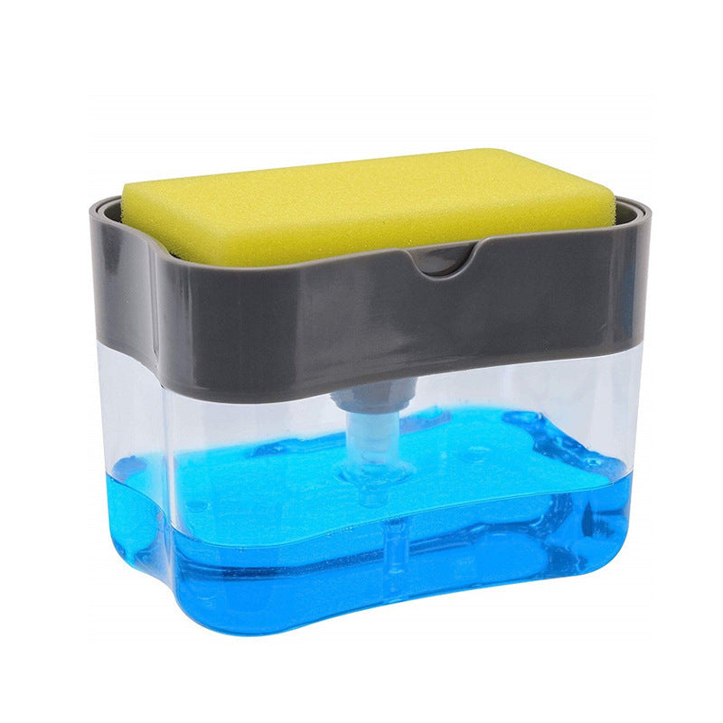Dish Sponge Holder Sink Washing White Kitchen Dispenser