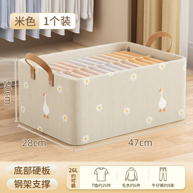 Clothes Organizer Fabric Storage Box-1 Piece