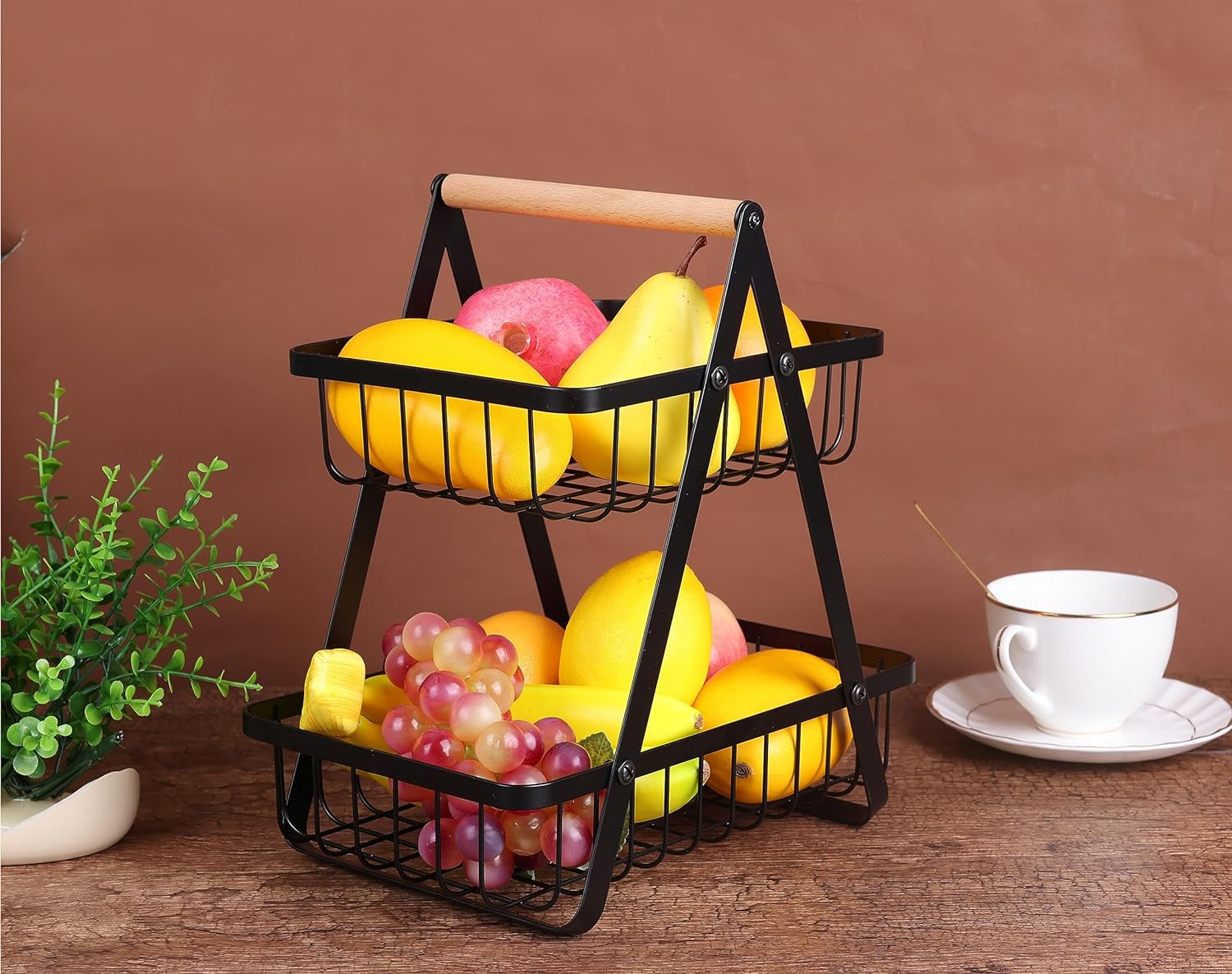 2-Tier Countertop Fruit Basket