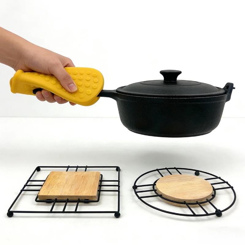 Iron Grid Trivet Modern Heat-Resistant Table Protection-Available in 2 shapes