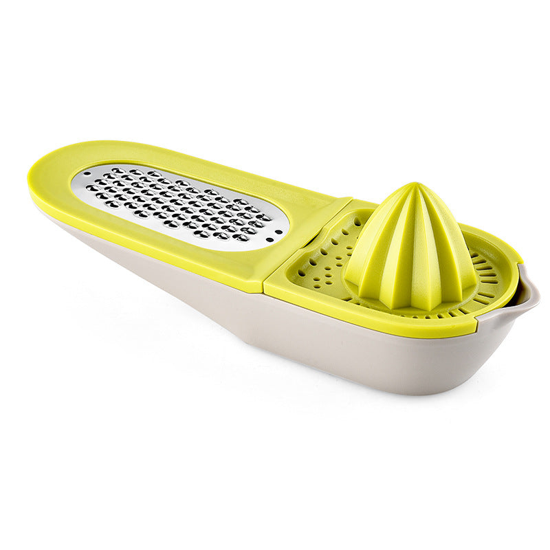 2-in-1 Multifunctional Manual Citrus Juicer and Grater Set