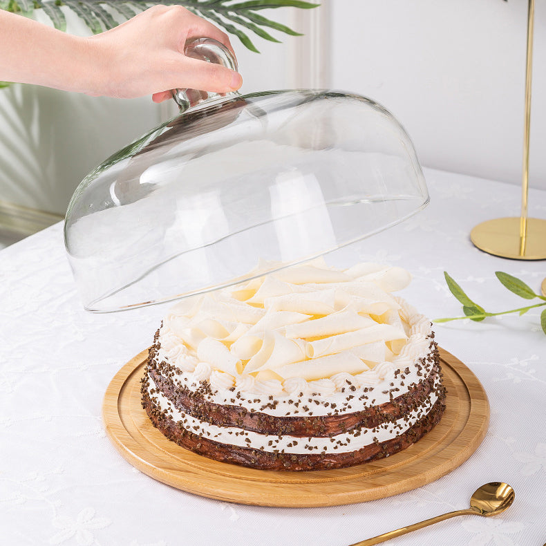 Glass Dome Cake Stand-20cm