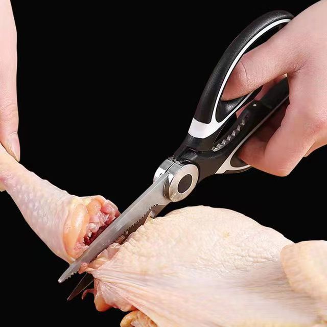 Multipurpose Heavy Duty sharp Kitchen Shears Meat Scissor with cover