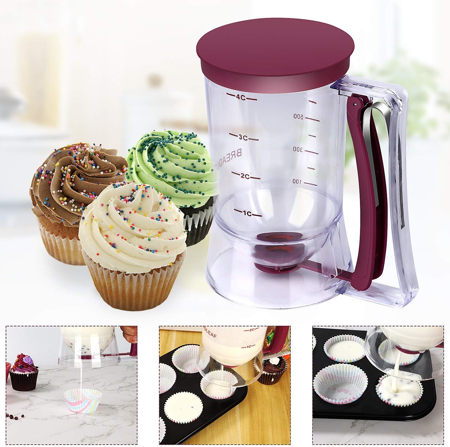Precision Portion Pancake & Cupcake Batter Dispenser