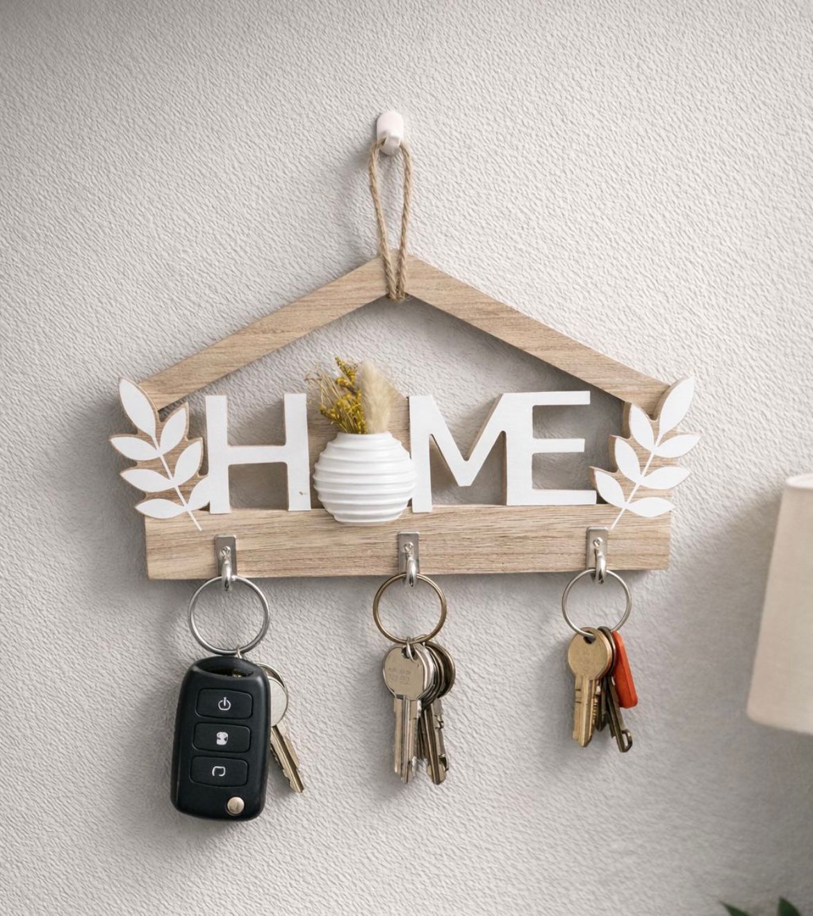 Wall Key Fitting Wooden Hanging Hook