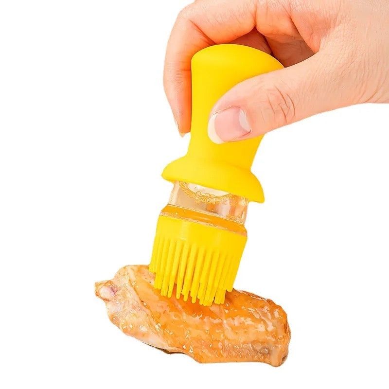 550ML OIL DISPENSER WITH SILICONE BRUSH