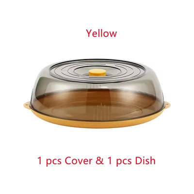 Transparent Plastic Dish Cover- 2 Colors