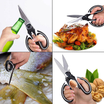 Multipurpose Heavy Duty sharp Kitchen Shears Meat Scissor with cover
