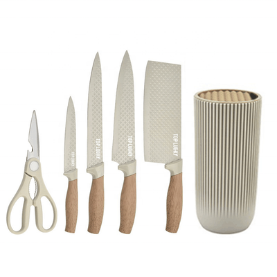 6 Pieces Kitchen Knife Set