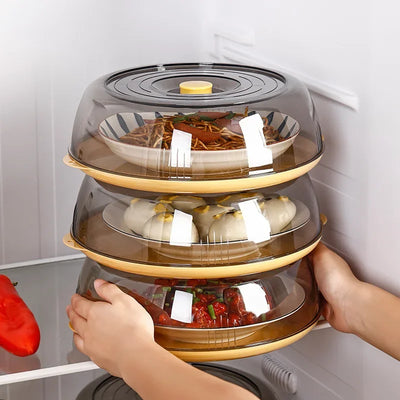 Transparent Plastic Dish Cover- 2 Colors