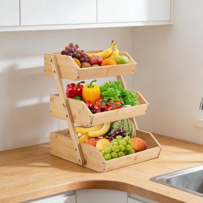 3 Layer Display Storage Vegetable & Fruits Rack