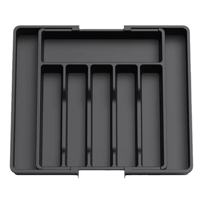 8-Compartment Cutlery Tray Organizer Custom Expandable Utensil Drawer for Kitchen Use