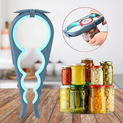 4-in-1 Multi-Functional Jar and Bottle Opener