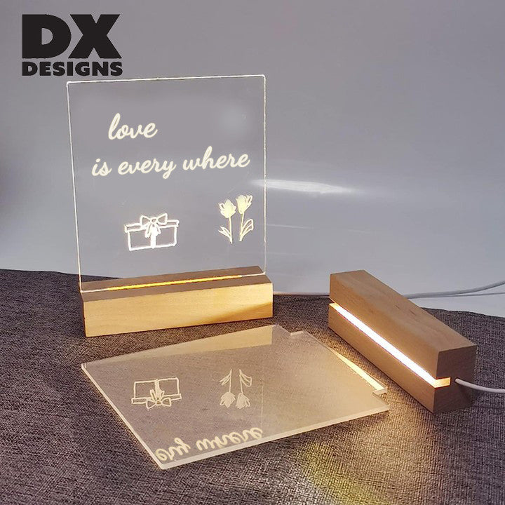 Notepad with LED Light