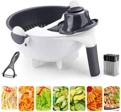 Multifunction Manual Vegetable & Fruit Grater Cutting Tool & Strainer