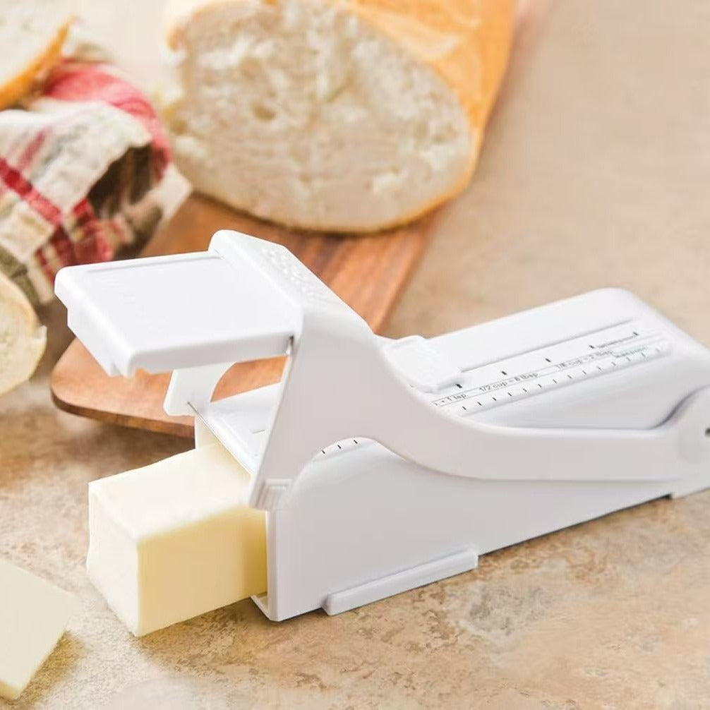 Precision Multi-Portion Butter Slicer & Measuring Guide