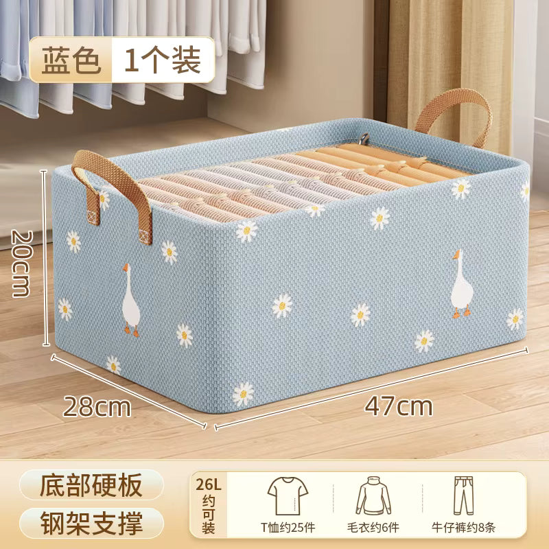 Clothes Organizer Fabric Storage Box-1 Piece