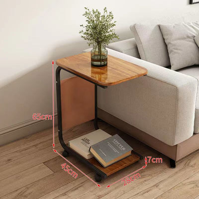 Double Layer Movable Modern Side Tables-Available in 2 colors