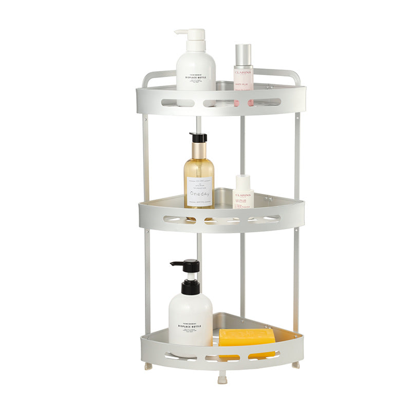 3-Tier Space-Saving Aluminum Corner Bathroom Shower Caddy