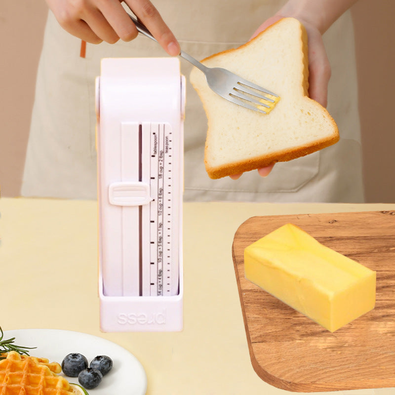 Precision Multi-Portion Butter Slicer & Measuring Guide