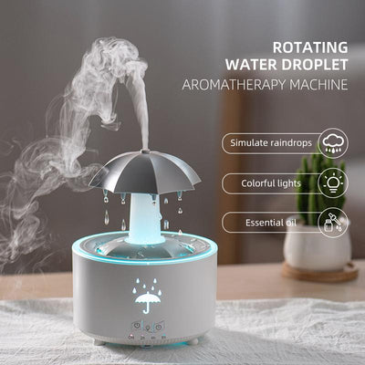 Rotating Water Droplet Rain Cloud Aromatherapy Machine