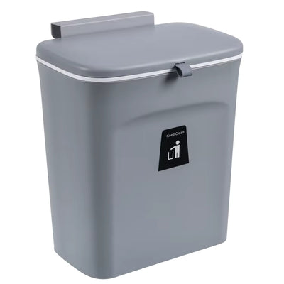 Kitchen Hanging Trash Can with Lid for Any Space