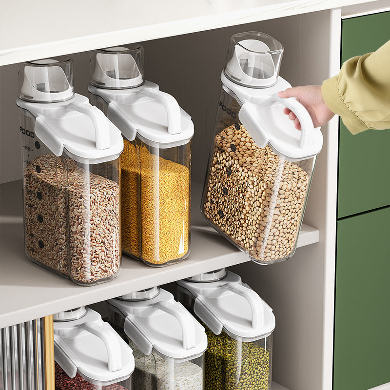 Airtight 2800ml Cereal and Grain Storage Container with Measuring Cup