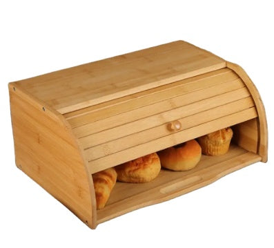 Bamboo Bread Box Storage