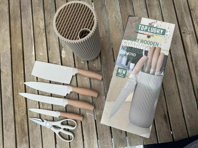6 Pieces Kitchen Knife Set
