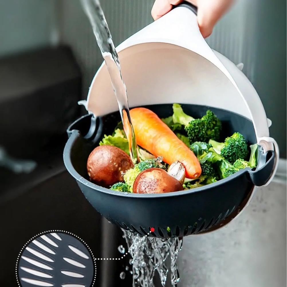 Multifunction Manual Vegetable & Fruit Grater Cutting Tool & Strainer