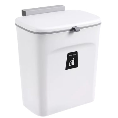 Kitchen Hanging Trash Can with Lid for Any Space
