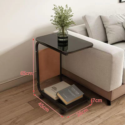 Double Layer Movable Modern Side Tables-Available in 2 colors