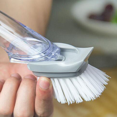 Pro-Scrub 2-in-1 Soap Dispensing Kitchen Brush & Sponge Set