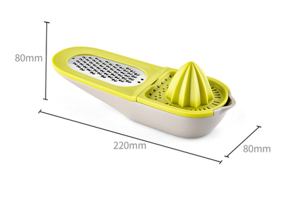 2-in-1 Multifunctional Manual Citrus Juicer and Grater Set