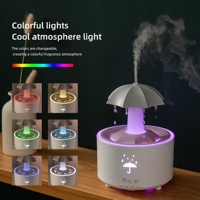 Rotating Water Droplet Rain Cloud Aromatherapy Machine
