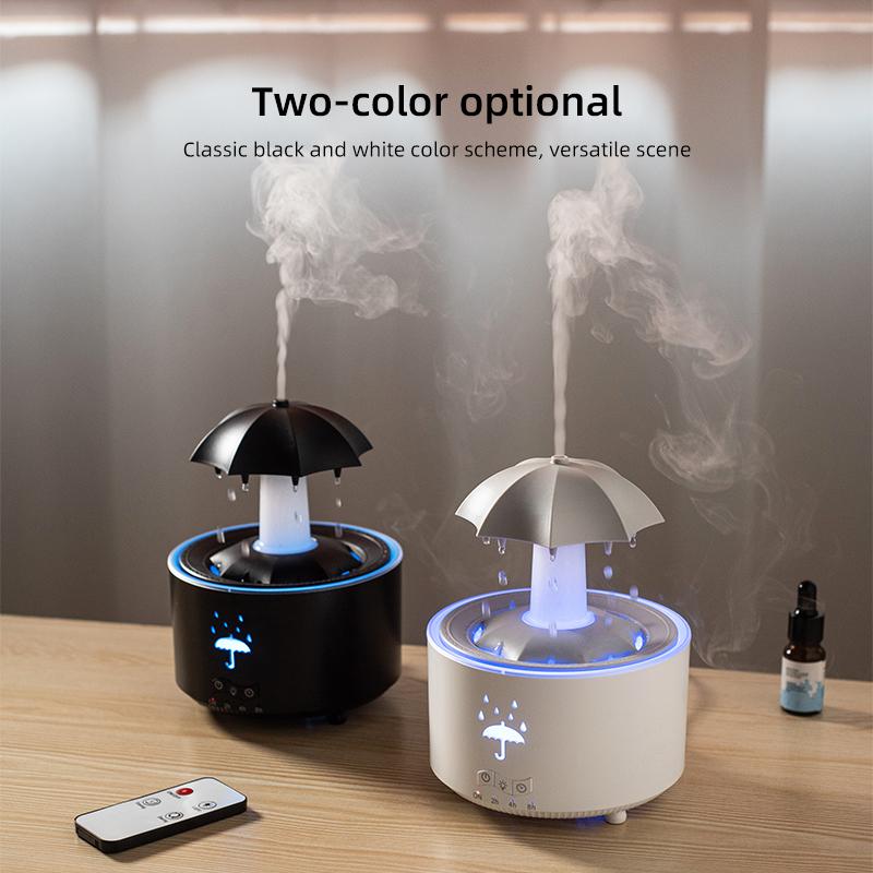 Rotating Water Droplet Rain Cloud Aromatherapy Machine