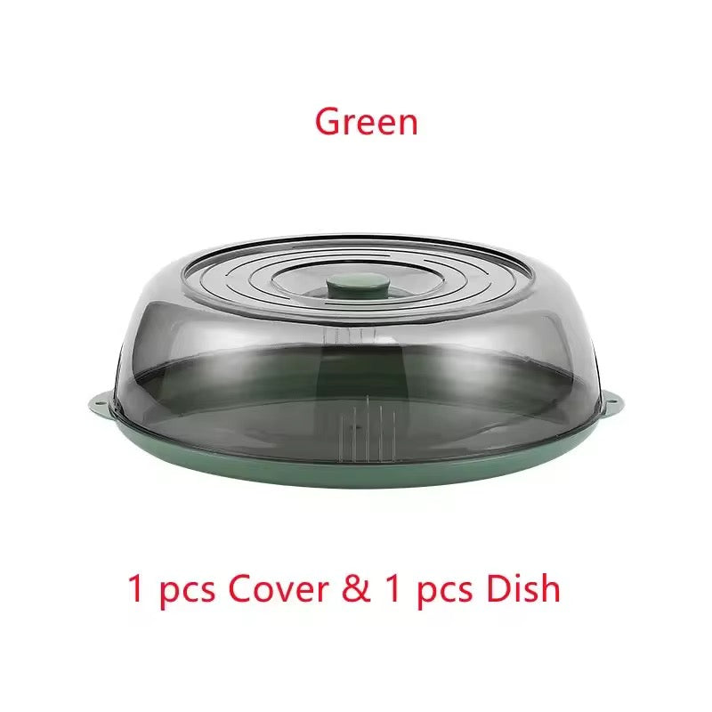 Transparent Plastic Dish Cover- 2 Colors