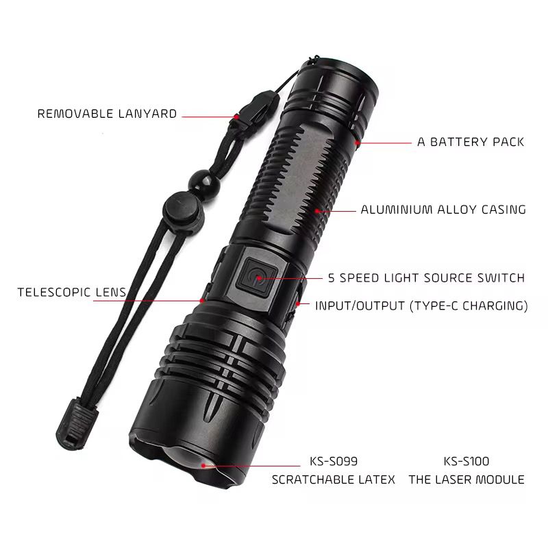 Rechargeable LED Flashlight