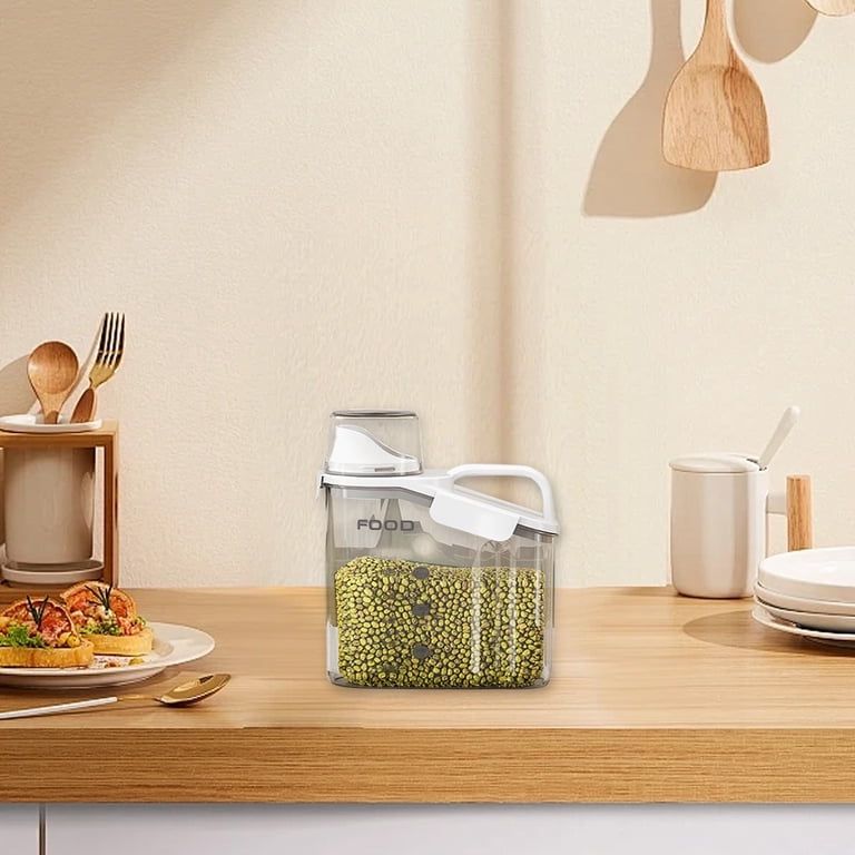 Airtight 1600ml Cereal and Grain Storage Container with Measuring Cup