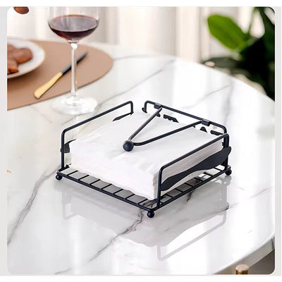 Modern Napkin Holder with Pivot Arm