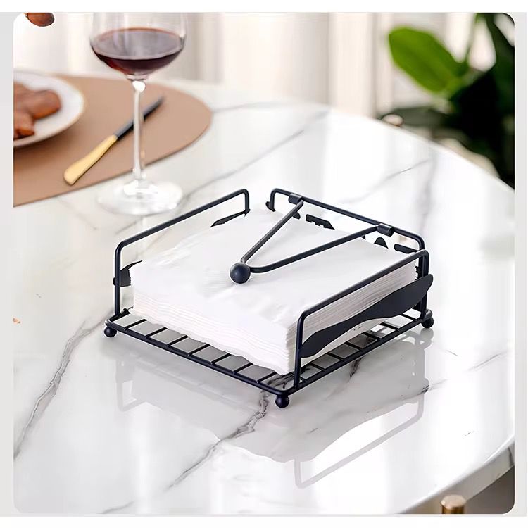 Modern Napkin Holder with Pivot Arm