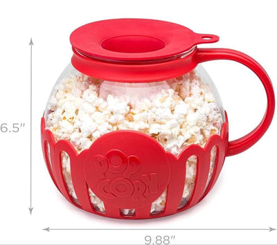 Micro-Pop Glass Microwave Popcorn Popper