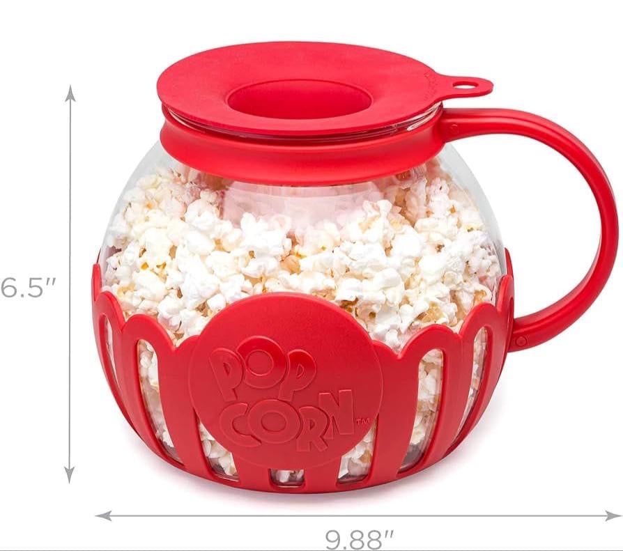 Micro-Pop Glass Microwave Popcorn Popper