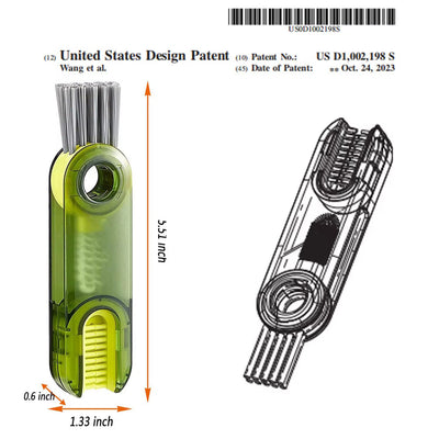 3-in-1 Multipurpose Detail Cleaning Brush