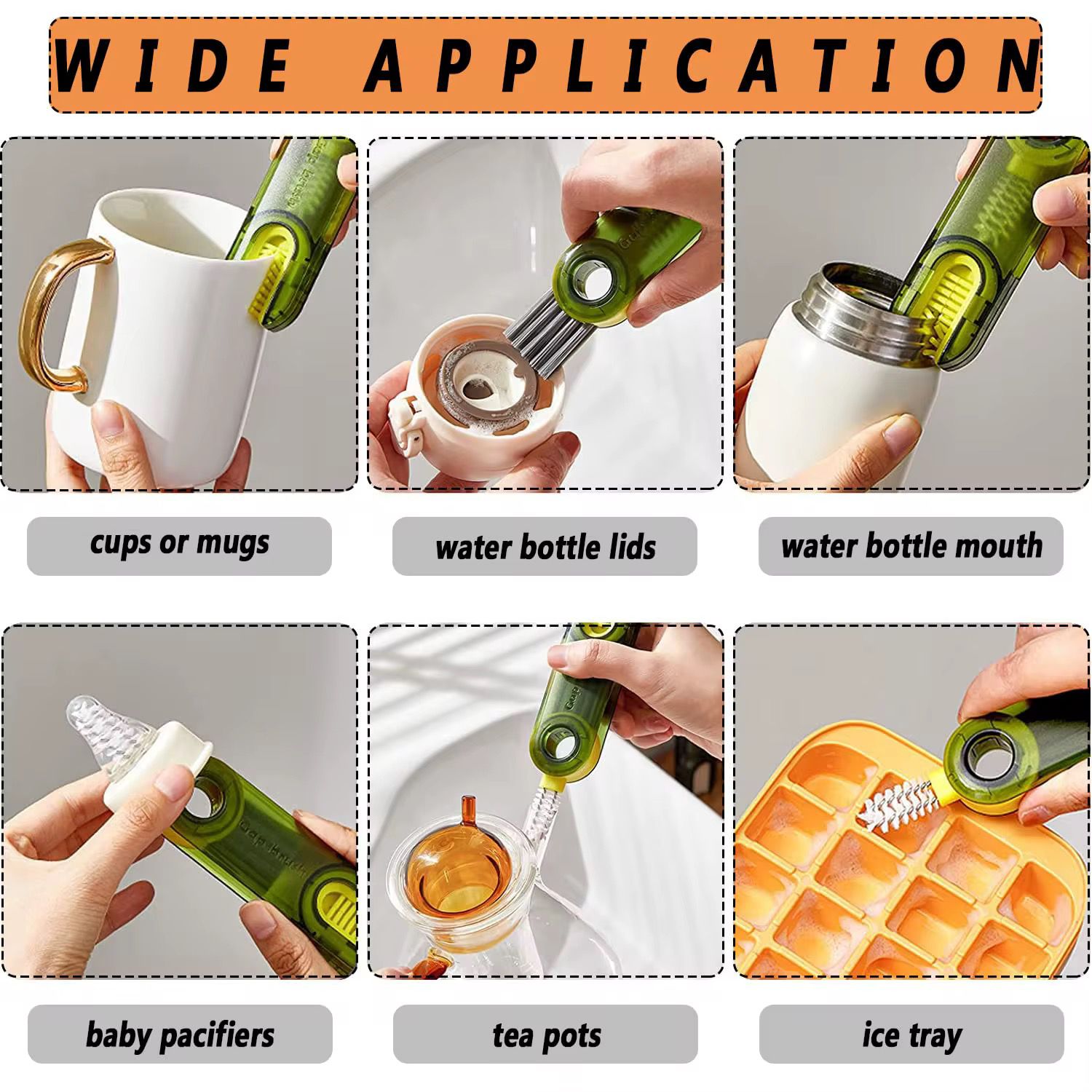 3-in-1 Multipurpose Detail Cleaning Brush