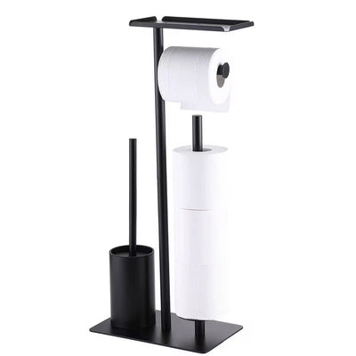 Free-Standing 4-in-1 Bathroom Organizer Station