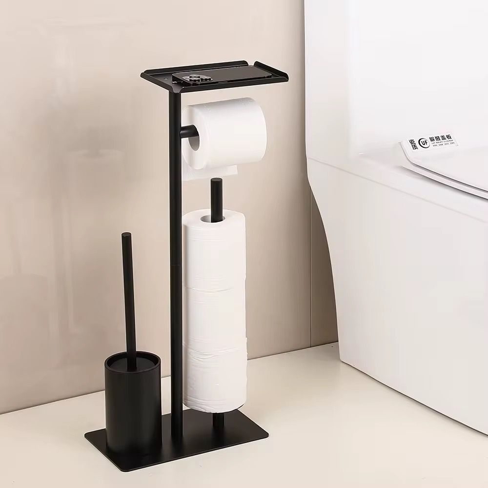 Free-Standing 4-in-1 Bathroom Organizer Station