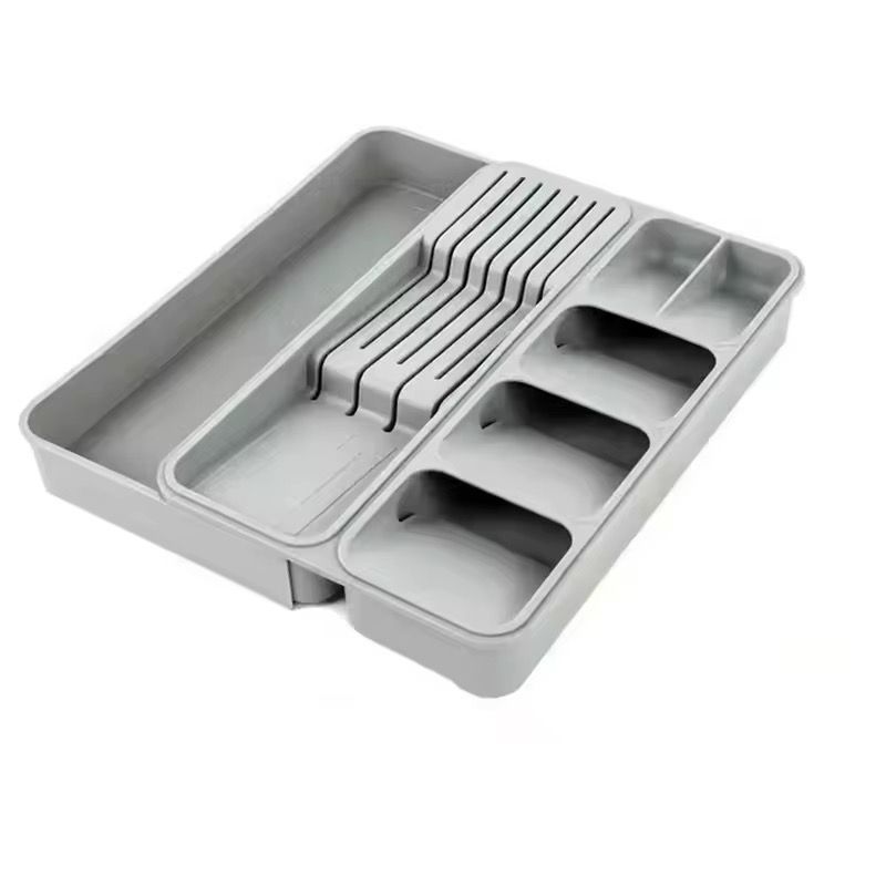 Expandable Cutlery and Utensil Drawer Organizer Tray